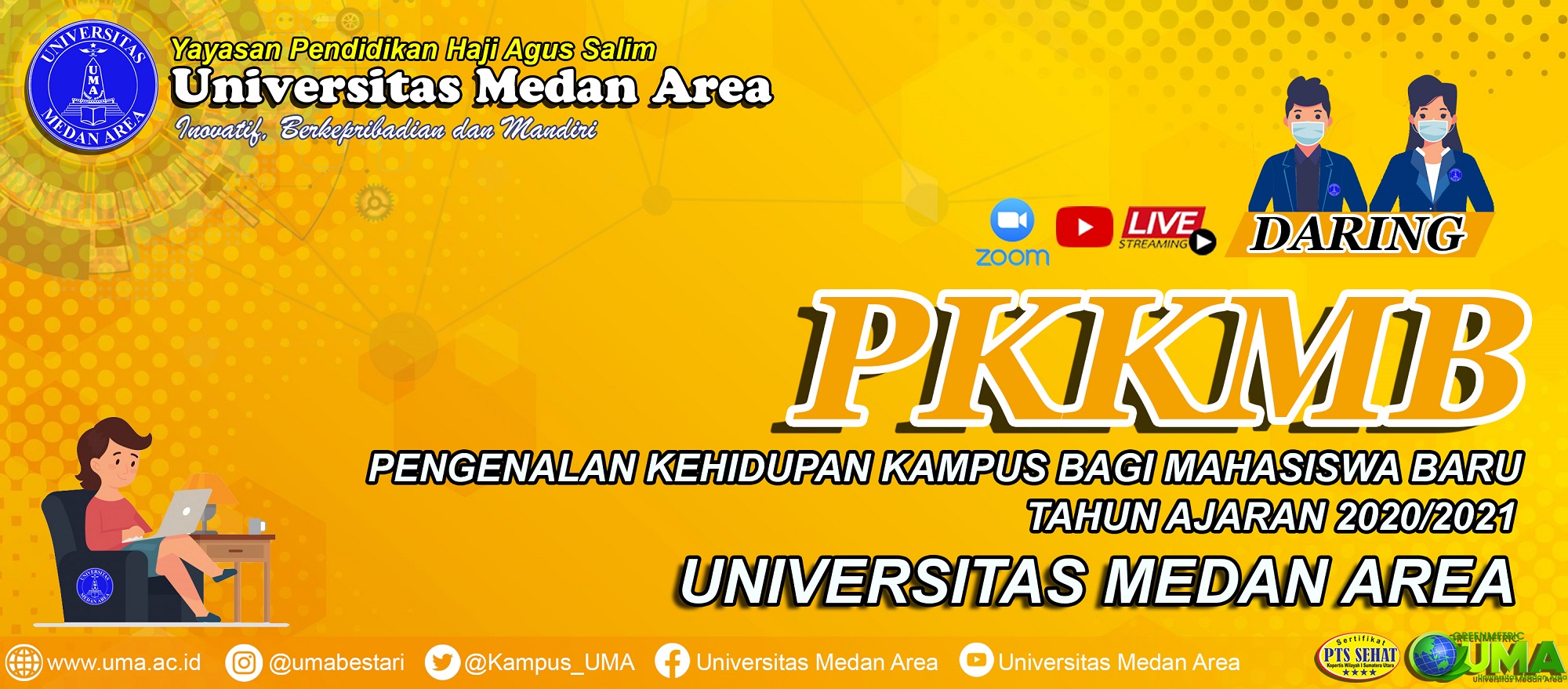 PKKMB Universitas Medan Area Tahun 2020 • Fakultas Ekonomi Terbaik Di Sumut