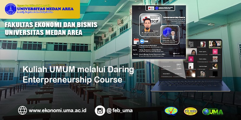 Kuliah UMUM Melalui Daring Enterpreneurship Course